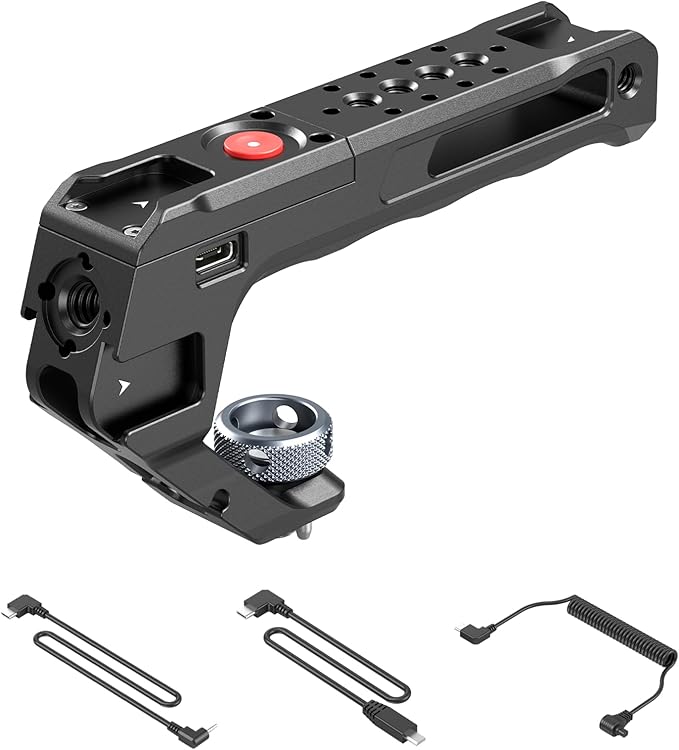SMALLRIG Top Handle with Record Start/Stop Remote Trigger for ARRI 3/8”-16 Hole, Compatible with Sony A7 III/ FX3/ A6600, for Canon R5II/ R5C, for FUJIFILM X-H2S/ X-T5, for Panasonic S5 II/ GH5