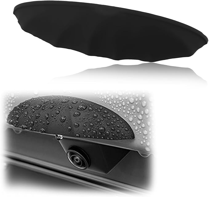 Car Backup Camera Rain Cover,Soft Silicone Car Backup Camera Rain Shield for Rains Protection & Clear Reversing Image,Self-Adhesive Back up Cameras for Cars Rains Cover