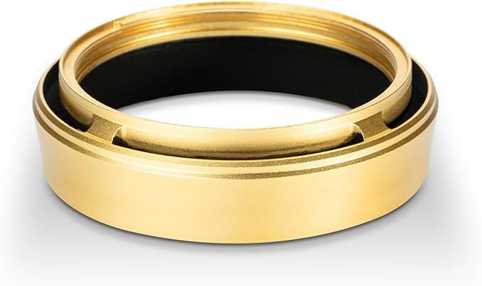 JJC Metal Lens Hood Shade for Leica Q3 43/Q3/Q2/Q Cameras, Replaces Leica Round Lens Hood Q, with 49mm Center Pinch Snap-On Lens Cap, No Vignetting