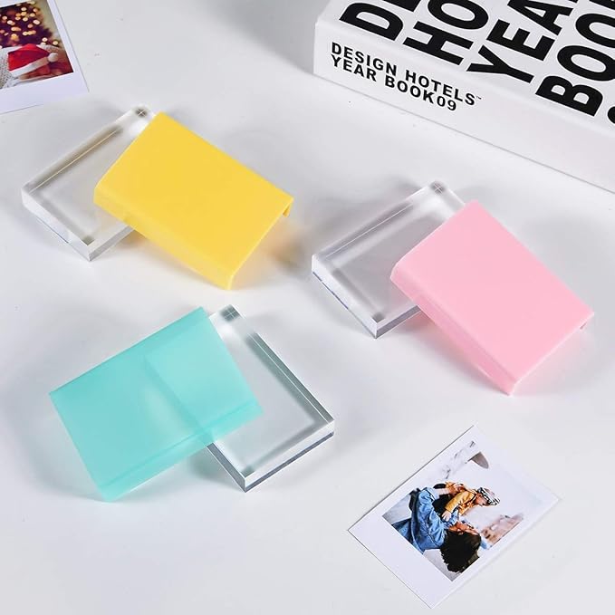 Instax Mini Film Picture Frames, 2x3 Fujifilm Polaroid Picture Frame, Mini Instax Acrylic Photo Frame, Wallet Size Instant Picture Frames, Desktop Small Photo Frame, Polaroid Photo Display Holder