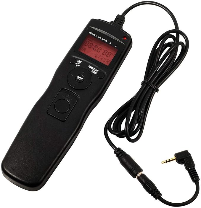 ABUYCS Timer Remote Control Shutter Release for Canon EOS 1500d 1300d 1200d 1100d 1000d 650d 600d 550d 500d 450d 400d 350d 300d 100d 60d 70d Digital DSLR Camera