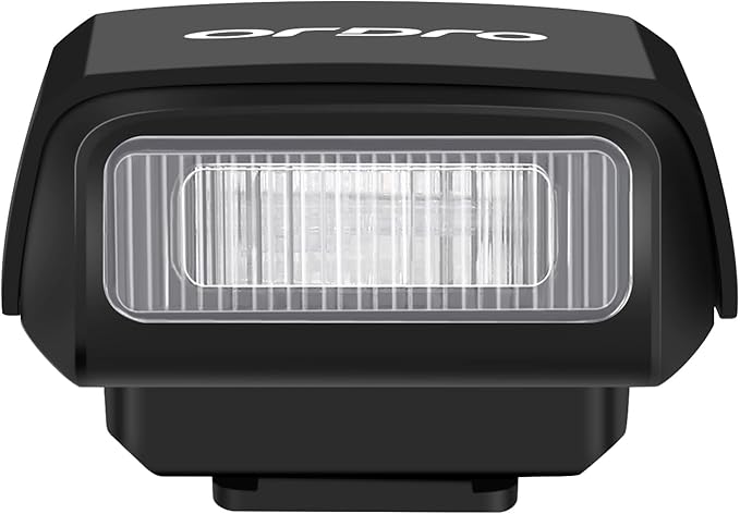 ORDRO FL-10 Mini Camera Flash Camera Flash Speedlite for Fuji/Sony/Nikon/Canon, Digital Film Cameras, Portable Mini hot Shoe Flashlight for DSLR Cameras.