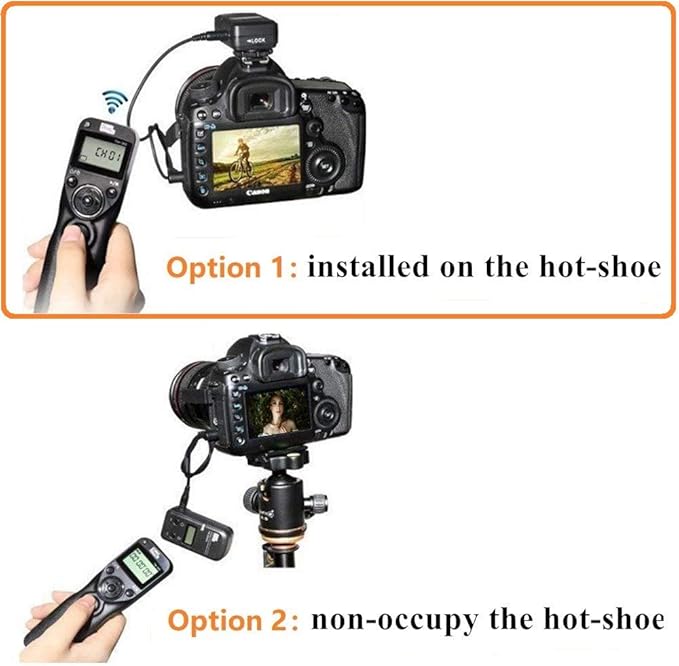 Pixel Wireless Timer Remote Shutter Release TW283-S2 Wireless Remote Control Wire Release Compatible with Sony a1 a9 a7 a7R a7S a6600 a6500 a6400 a6300 a6100 a6000 a5000 RX100II RX10 RX0 a68 ZV-1 HX99
