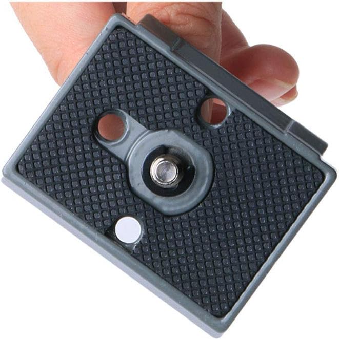 Quick Release Plate 1/4" Screw Compatible with Manfrotto 200PL-14 322RC2 324RC2 488RC2 496RC2 Camera Tripod Head (Pack of 2)