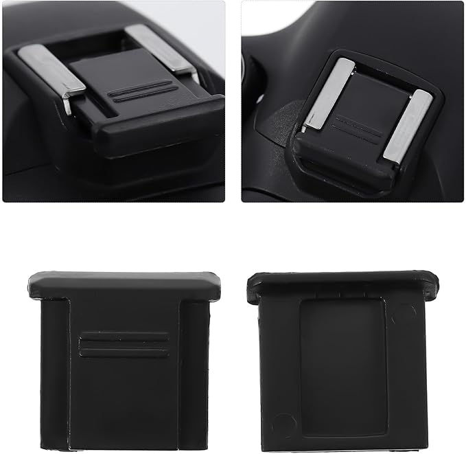OSOLADY 4 Pcs Hot Shoe Cover for Camera Plastic Hot Shoe Cap Mount Protector Photography Accessory Suitable for DSLR and Mirrorless Cameras Set