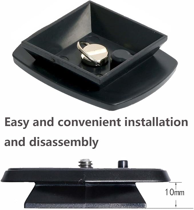 Tripod Quick Release Plate，Secure Locking, Easy to Use for Cameras, DSLRs, and Video Cameras