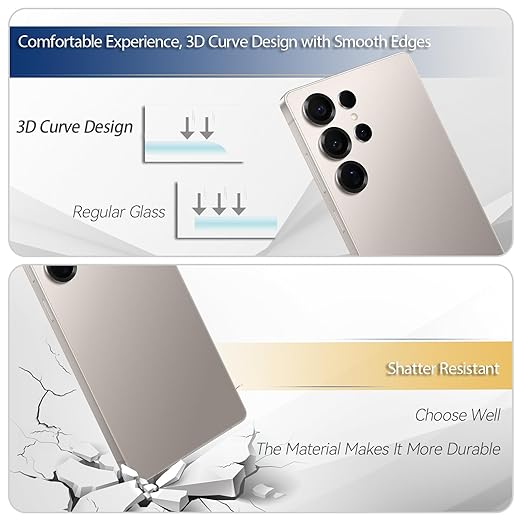 for Samsung Galaxy S25 Ultra Back Glass Replacement for Samsung S25 Ultra SM-S938U Rear Glass Replacement Battery Cover Housing Door Accessories Parts with Repair Tools(Titanium Gray)