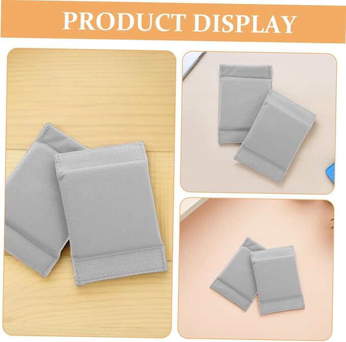 DOITOOL 4pcs Adjustable Camera Bag Divider Inserts Padded Shockproof Lens for Gear Organization Easy to Install and Remove Interior Separator Pads Grey