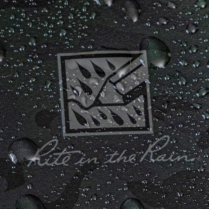 Rite in the Rain Weatherproof Top Spiral Notebook, 3”x 5”, NightHawk Camo Cover, Universal Pattern, 3 Pack (No. NHC35-3)
