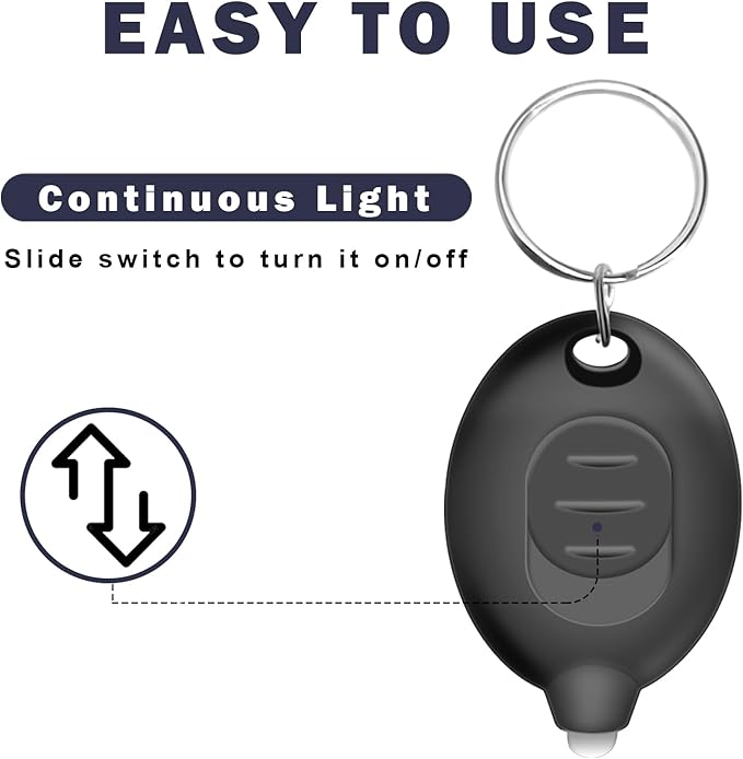 Mini LED Keychain Flashlight, 32-Pack Ultra Bright White Light, Small Pocket Keyring Torch for Emergency, Batteries Included