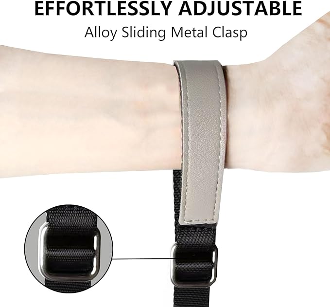 Camera Wrist Strap for Travel & Vlogging, Adjustable Quick Release Hand Strap for Secure Grip, Fit for Sony, Canon, Nikon