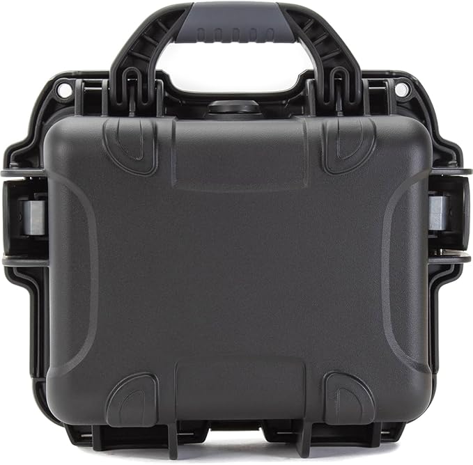 NANUK 905 Pro Waterproof Hard Case with 2-Pocket Lid Organizer and Padded Divider, Black