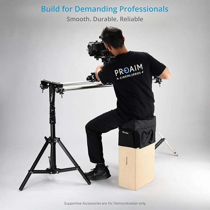 PROAIM Full Set of 4 Standard White APPL-Boxes for Studio, Film Set & Photography. Multi-Use Wooden Boxes. Use them for Propping, Levelling, Standing. Full, Half, Quarter & Pancake (AB-SET4-WH)