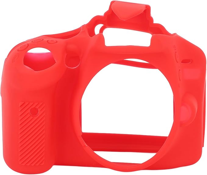 Goshyda Silicone Camera Case for Nikon D3100, Shock Proof Rubber Protective Body Skin Cover Bag for Nikon D3100 (Red)