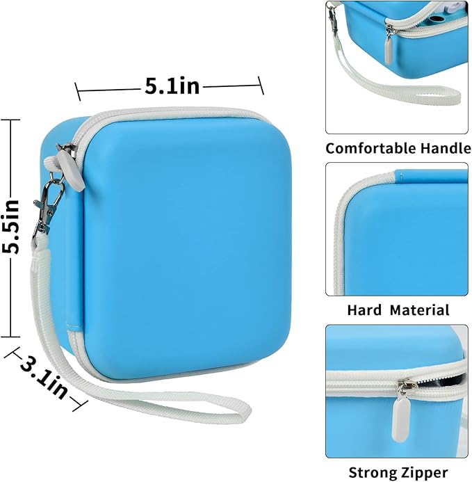PAIYULE Kids Instant Print Camera Case Compatible with ESOXOFFORE for Dylanto for DUDUDRAGON for GKTZ for ETIKEZ for Dafotil for Careenoah for Aasonida Digital Video Prints Paper Bag (Box Only) Blue