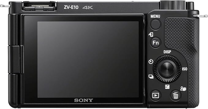 Sony ZV-E10 Mirrorless Alpha APS-C Interchangeable Lens Vlog Camera (Body, Black) ILCZV-E10/B Bundle with Deco Gear Photography Case + Extra Battery + Photo Video Software & Accessories Kit