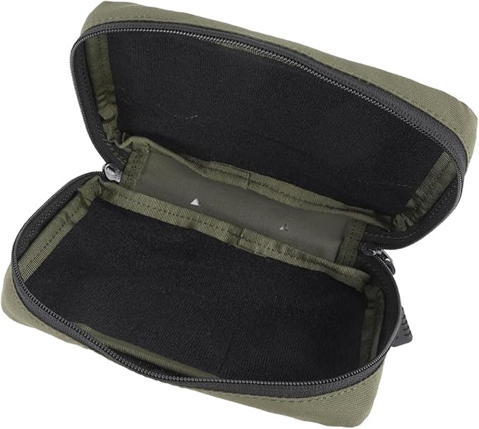 D.M.GEAR MOLLE Pouch Tactical Admin Pouch Belt EDC Tool Organizer Zippered Utility Waist Pack 8.2"x6.3"x1.2"