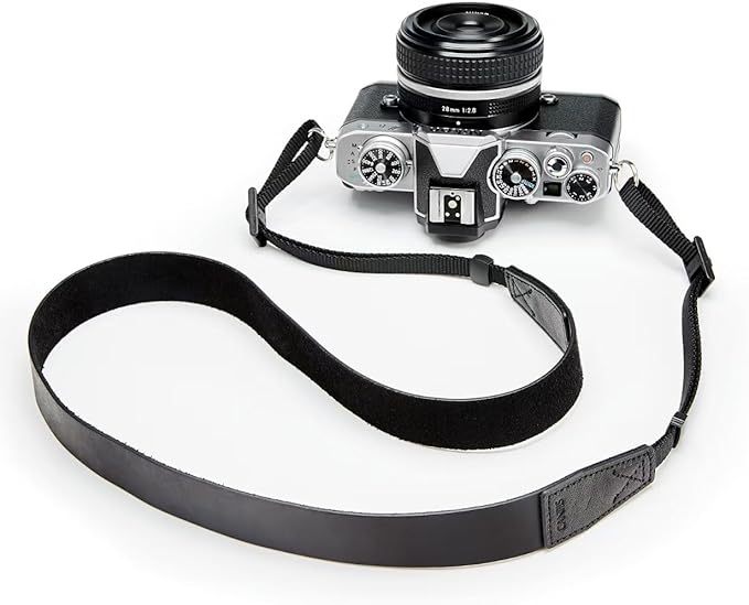 CANPIS Crazy Horse Leather Camera Strap,Vintage Camera Strap,Adjustable Camera Neck Shoulder Strap for Photographers