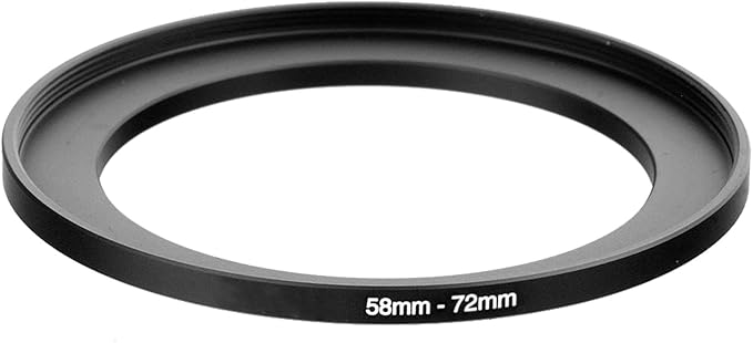 UltraPro Step-Up Adapter Ring 58mm Lens to 72mm Filter Size