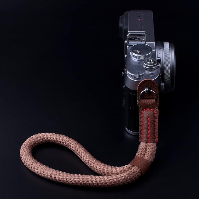 Camera Wrist Strap,Hand Strap Lanyard for DSLR SLR Mirrorless Camera Rope Adjustable Safety Strap(Coffee)