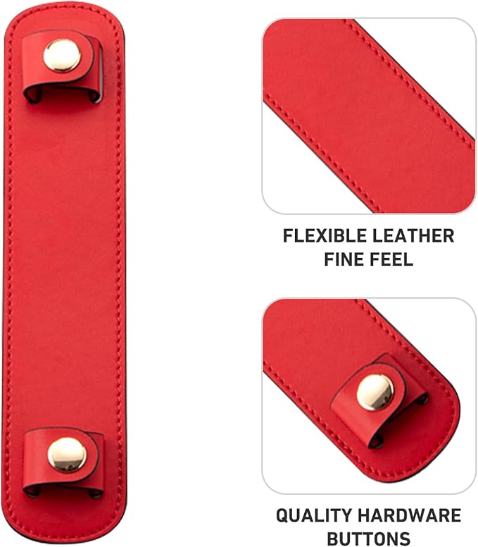 Shoulder Strap Pad Replacement,Microfiber Leather Strap Pads Detachable Cover for Tote Bag