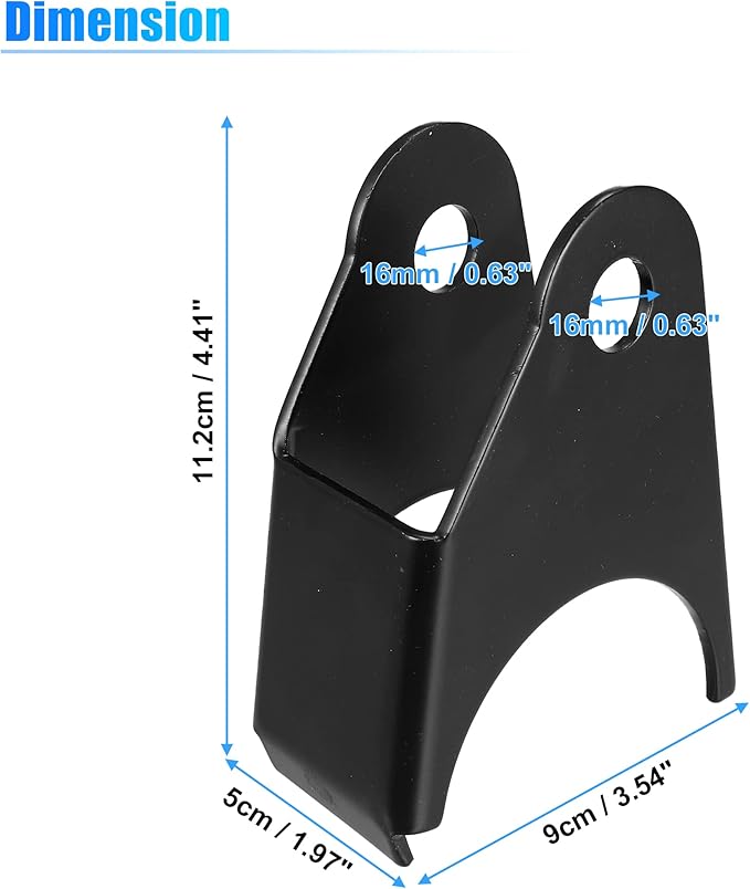 X AUTOHAUX 2 Pcs Rear Upper Shock Absorber Bracket Shock Mount Repair Kit for GMC Sierra 1500 2500 for Chevrolet Silverado 1500 2500 1999-2006 Replaces 523-288