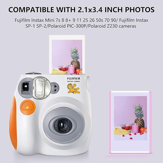 Instax Mini Film Picture Frames, 2x3 Fujifilm Polaroid Picture Frame, Mini Instax Acrylic Photo Frame, Wallet Size Instant Picture Frames, Desktop Small Photo Frame, Polaroid Photo Display Holder