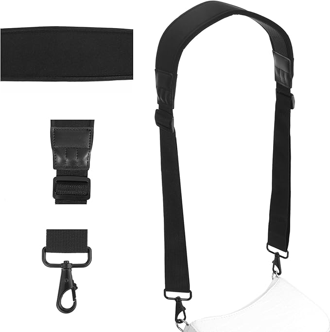 Shoulder Straps for Bag Thick Paddeds Bags Strap Padded Universal Shoulder Strap Single Padded Adjustable Straps Reduce Shoulders Pressure for Briefcase Laptop Duffle Gym Bag Purses Luggage