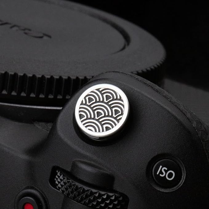 Mountains and Sea of Clouds Camera Metal Shutter Button Compatible for Canon EOS R RP R3 R5C R5II R6II R7 R8 R10 R50 (Aluminum Alloy-Shutter Decorative Button)