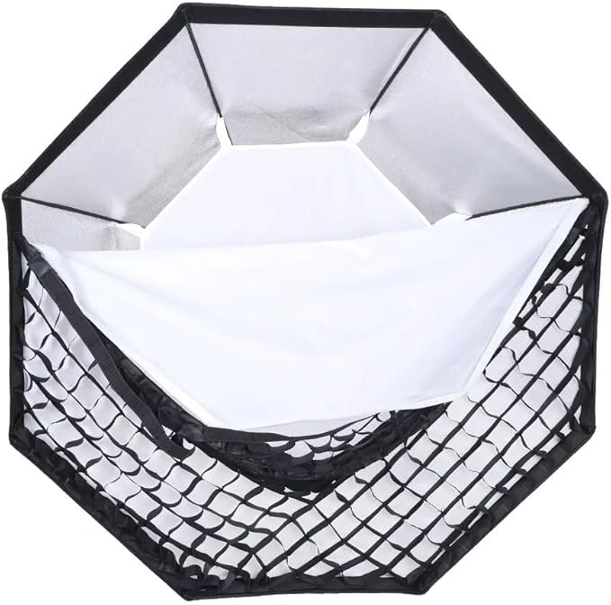 Honeycomb Grid for 80cm/32 Octagonal Softbox - Portable Light Control Grid Compatible (Black, Grid Only)