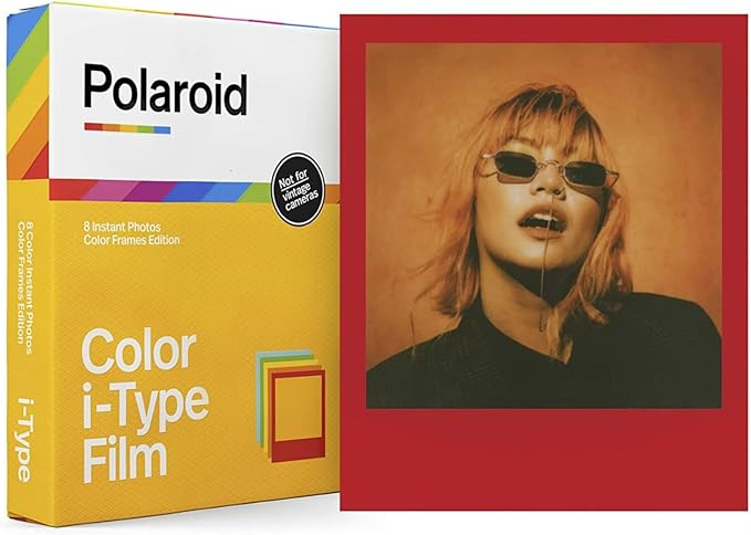 Polaroid Now Generation 3 Coral Analog Instant Camera Bundle with Color Instant Film and Cam Kit for Polaroid
