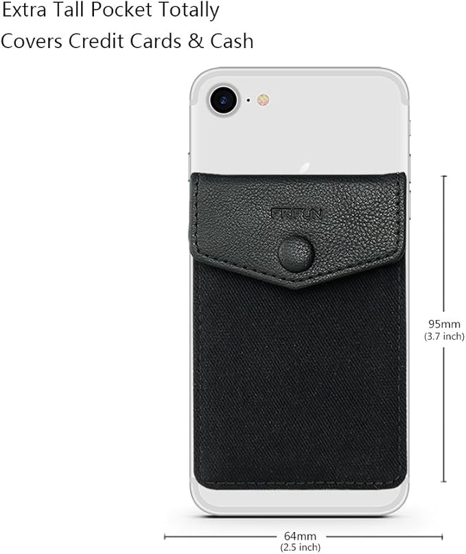 Ultra-Slim Self Adhesive Credit Card Leather Wallet