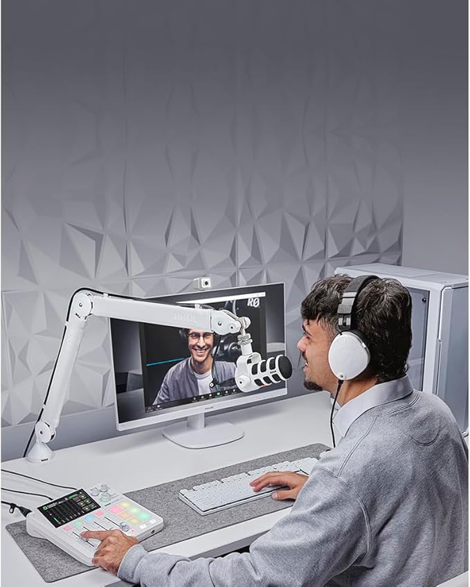RØDE PSA1+ Professional Studio Arm with Spring Damping and Cable Management (White)