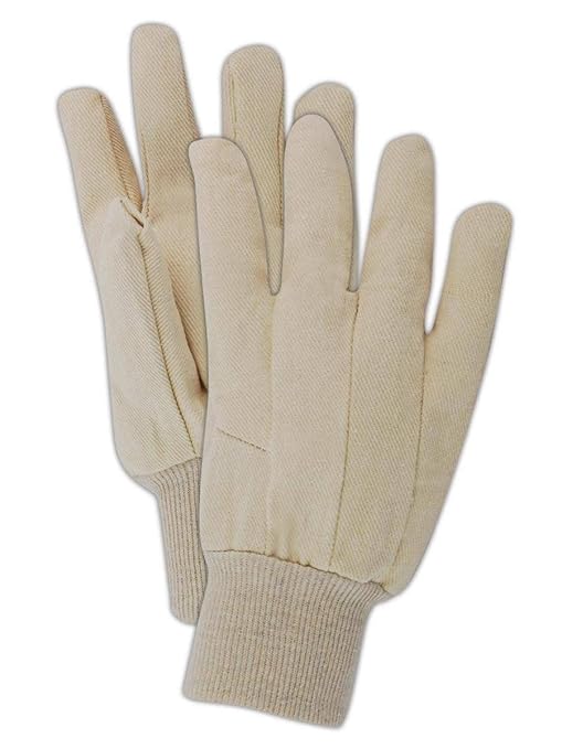 MAGID T103JJ MultiMaster T103 10 oz. Clute Pattern Wing Thumb Canvas Gloves, 2XL, Natural (Pack of 12)