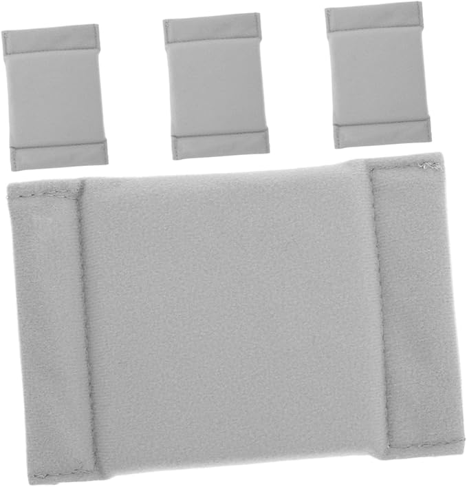 DOITOOL 4pcs Adjustable Camera Bag Divider Inserts Padded Shockproof Lens for Gear Organization Easy to Install and Remove Interior Separator Pads Grey