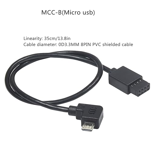 R-wire(MCC-B)Dji Ronin-s camera control connection cable stabilizer data shutter release extension cable D850,D5, 5D4,5DS R,1DX3 Connect cables for taking pictures and recording videos(MCC-B)