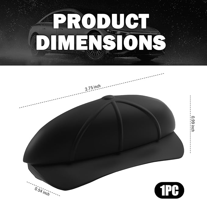 Baseball Cap Backup Camera Rain Shield for Car,Wider & Longer Car Reverse Camera Rain Cover as Cars Decorations to Block Rains Water,Silicone Rear View Backup Cameras Cover