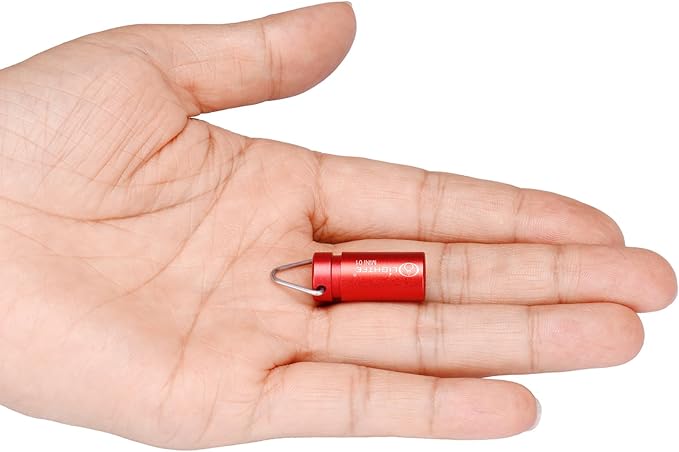 LIGHTFE MINI01 Keychain Flashlight mini Keychain Light is Light, Small, and Bright(Mini01-Red)