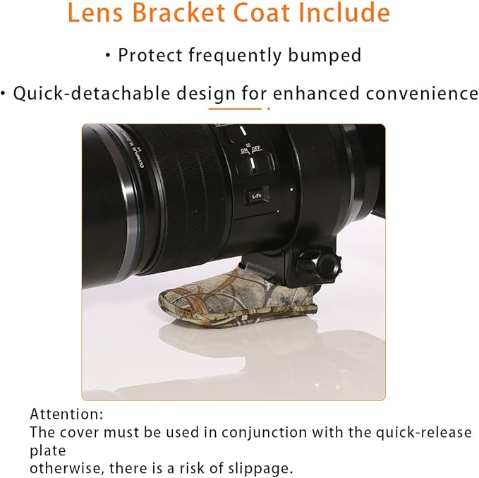 CHASING BIRDS Lens Camouflage Waterproof Coat for Olympus 300mm F4.0 is PRO Rainproof Lens Protective Cover Version IV (Desert Camouflage)