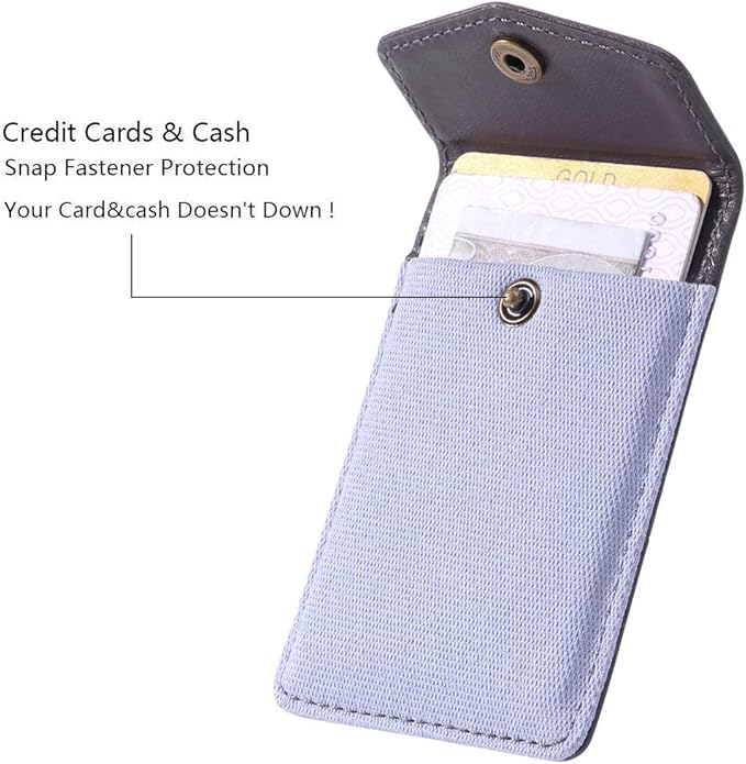 Ultra-Slim Self Adhesive Credit Card Leather Wallet