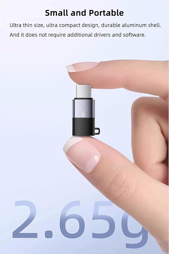 AreMe 2 Pack USB C to Lavalier Microphone Adapter, Type C Male Converter for iPhone Wireless Lavalier Microphone, iPhone 16/15 Series, iPad Air/Pro, Not for Headphone and Data (Black+Grey)