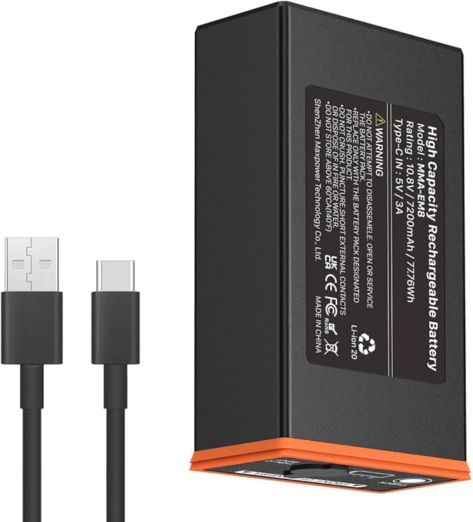 7200mAh Rechargeable Battery for Moultrie Edge Series Cellular Trail Camera, High Capacity Lithium-Ion Batteries Compatible with Moultrie Edge, Edge PRO, Edge 2,Edge 2 PRO