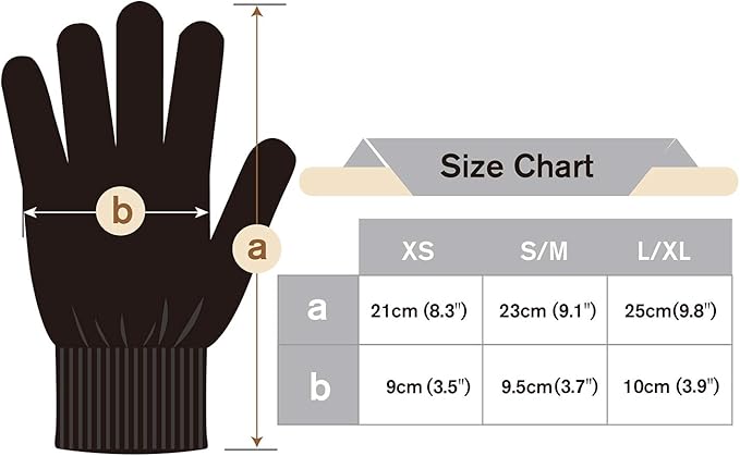 Evridwear Unisex Moisturizing Cotton Gloves with Touchscreen Fingertips for Eczema Beauty Cosmetic Dry Hands Sensitive Irritated Skin Therapy Overnight Bedtime, 6 Pairs, Lightweight-Beige, S/M