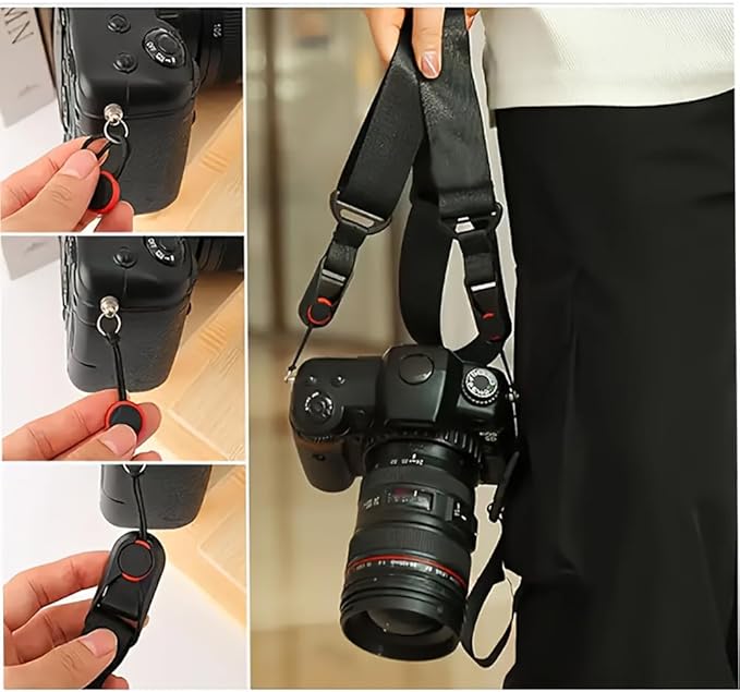 Camera Strap Quick Release Strap, Durable Nylon Strap for Safe Carrying, Perfect for Photography and Binoculars