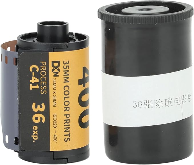 Camera Film Camera Color Print Film, Photographic Film ISO 320-400 Negative Film for 135 Camera, 36 Sheets Fine Grain Wide Exposure HD Camera Color Negative Film