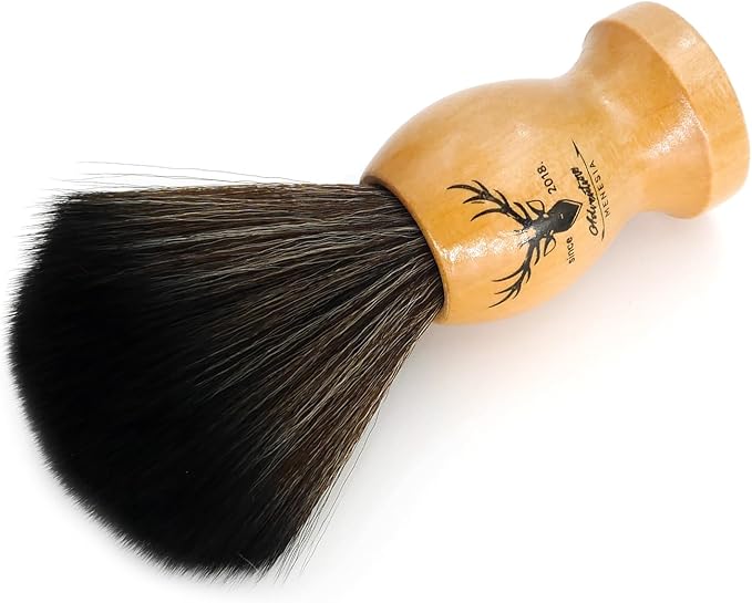 Small Vinyl Record Cleaner with Wooden Handle - Vinyl Record Brush for Anti-Static Cleaning Accessories (Wood Deer)