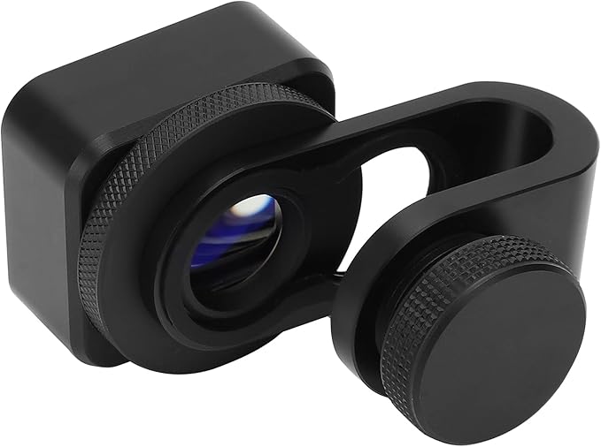 Mobile Anamorphic Lens, 1.55X Wide Screen Deformation Filmmaking Lens, Aluminum Alloy Optical Glass Phone Movie Len for Smartphones iOS Pad,Default