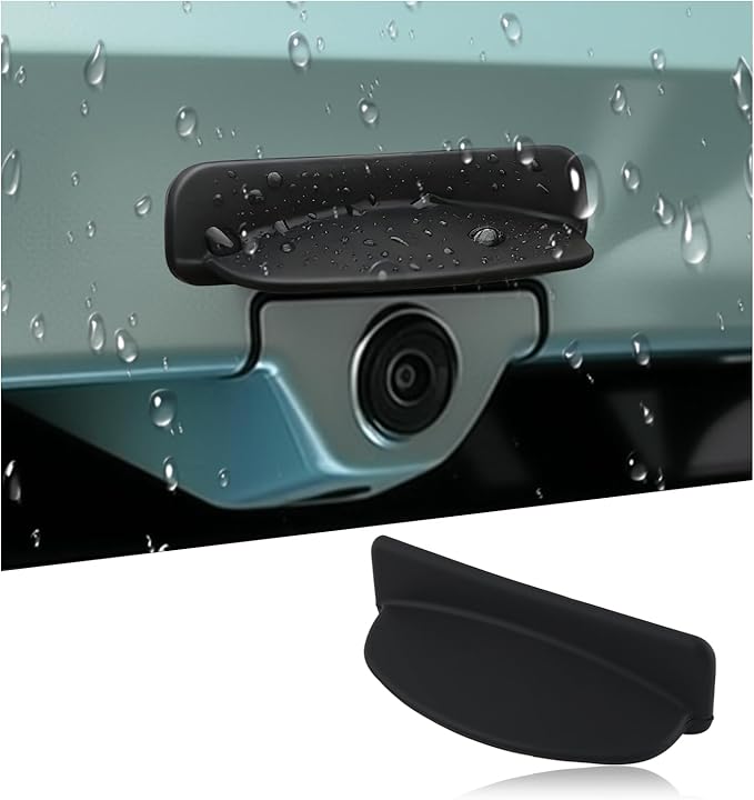 Upgraded Rear View Backup Camera Cover,Silicone Back Up Camera for Cars Rain Guard Protective Cover with Adhesive,Universal Reverse Cameras for Cars Exterior Accessories