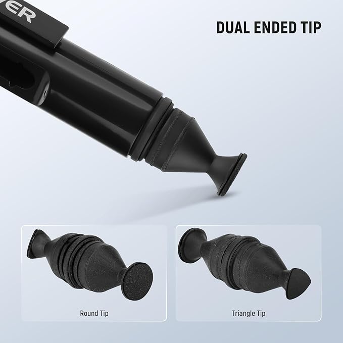 NEEWER 6 in 1 Camera Lens Cleaning Kit for Electronics, Phones, Tablets, 3X Double Head Lens Brush Pen + 2X 24mm Full Frame Sensor Swab + 1x Cleaning Cloth, HM-48