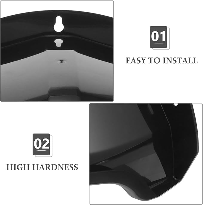 OSOLADY Security Camera Rain Cover Outdoor Waterproof Plastic Protector Shield for Black Weatherproof Shield for Outdoor Monitoring